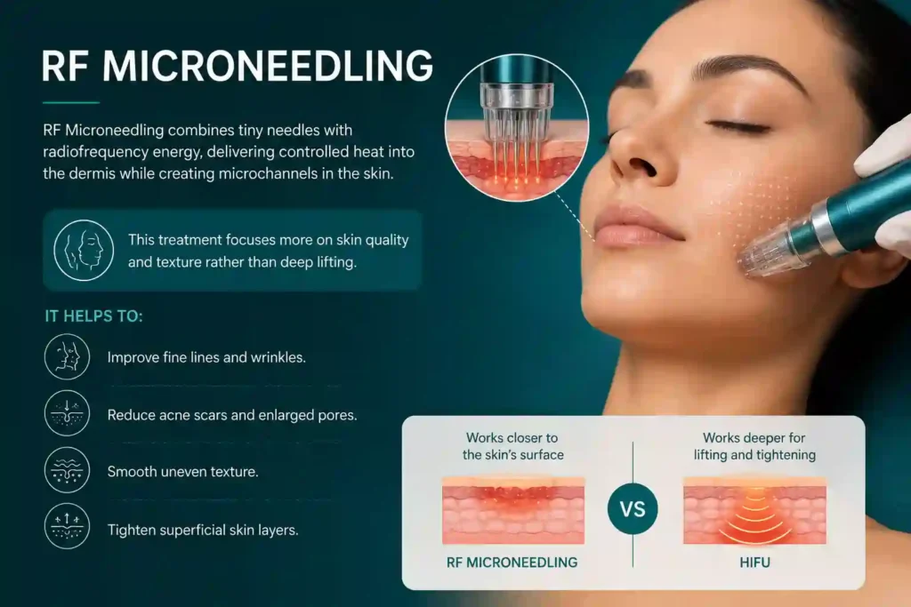 What Does RF Microneedling Do That HIFU Alone Cannot Eccles