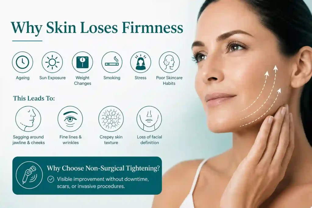 What Makes Skin Lose Firmness and Why Do People Seek Non-Surgical Tightening Eccles?